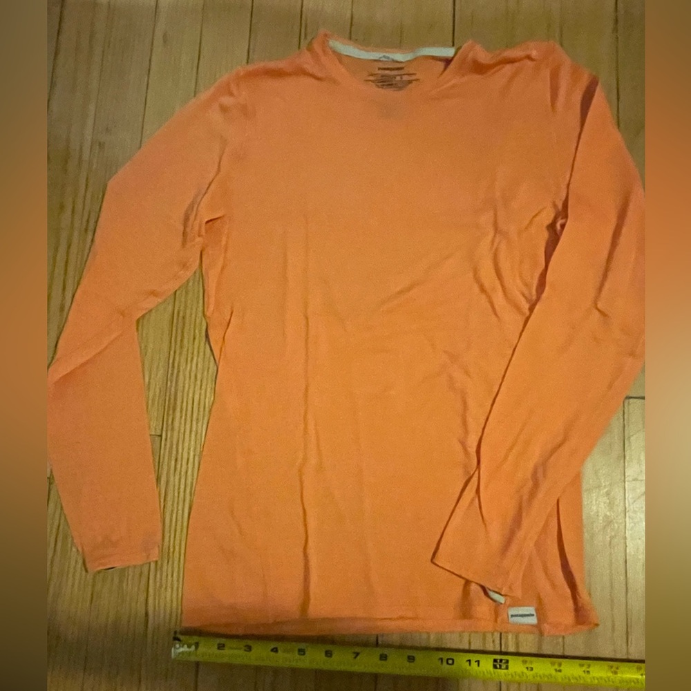 Patagonia Vibrant Orange Long Sleeve Tee